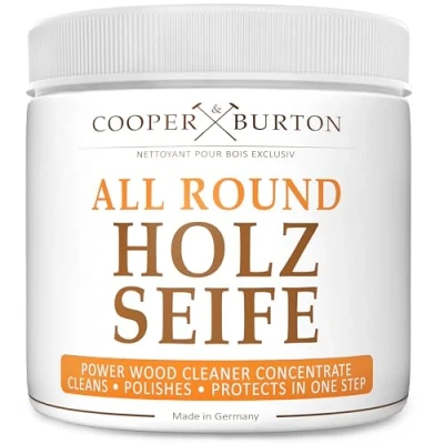 Abbildung von Cooper&amp;Burton Holz Seife Intensiv Reiniger &amp; Pflege Konzentrat von Holzreiniger (1 St. 250ml Konzentrat)
