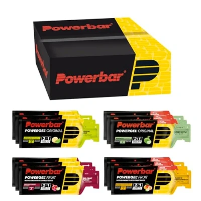 Abbildung von Powerbar PowerGel Multiflavour Box High Carb Energie Gele C2MAX Natrium , Packaging may vary