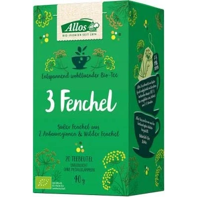 Abbildung von Allos Kräutertee &quot;3 Fenchel&quot; im Beutel (40 g) Bio