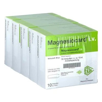 Abbildung von Magnesiocard i.v. Injektionslösung 50X10 ml