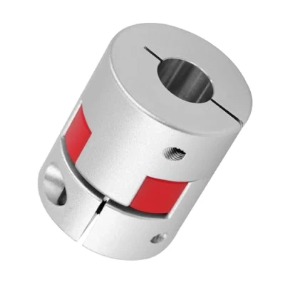 Abbildung von Wellenkupplung 6.35mm bis 8mm Wellen Flexible Elastischer Kupplungskoppler Plum Klauenkupplung Aluminiumlegierungs Pflaumen Verbindungswelle für Schrittmotor D20 L25