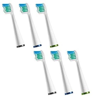 Abbildung von Waterpik Kompakt Bürstenköpfe, Schmale Ersatz Zahnbürstenköpfe für Sensonic und Complete Care, 3er Pack (SRSB 3E)