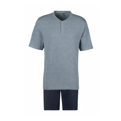 Abbildung von s.Oliver SET Nachtwäsche Set, Herren, Größe: Small, Blau meliert navy