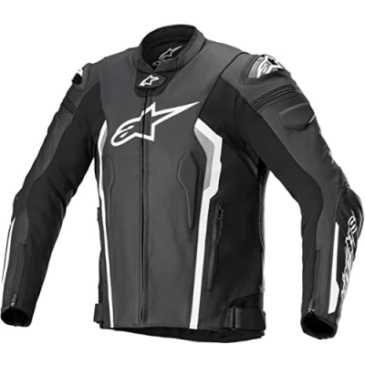 Abbildung von Alpinestars Missile V2 Leather Jacket Black/White