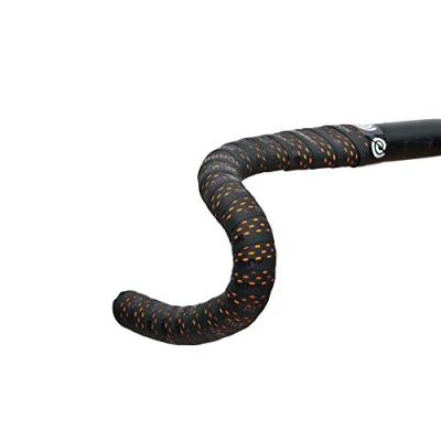 Abbildung von Bike Ribbon Drops Double Layer Bar Tape, Schwarz (Black/Orange), One Size
