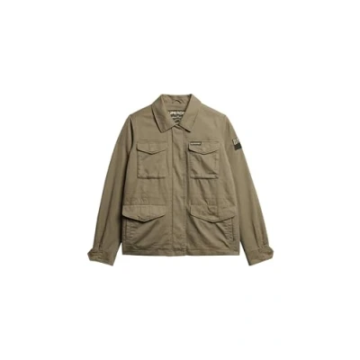 Abbildung von Superdry Embroidered Military Leichte Jacke, Damen, Größe: 40, Moss khaki