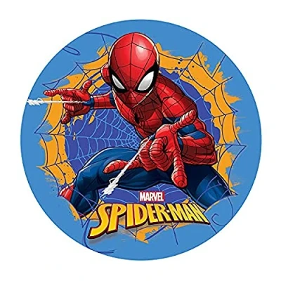 Abbildung von Dekora 114398 Spiderman Tortenaufleger aus Esspapieraus Reispapier, vegan, Butter 20 cm