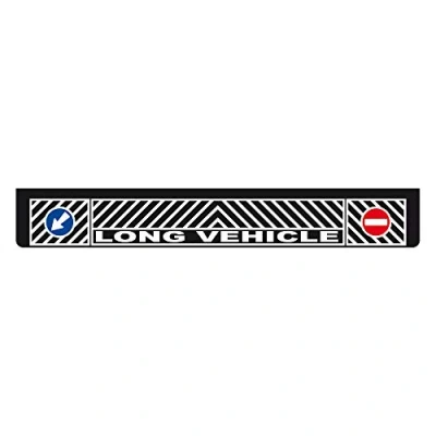 Abbildung von Lampa 14257 Langer Spritzschutz aus PVC, glatte Oberfläche 240 x 35 cm Schwarz Long Vehicle