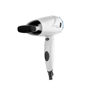 Abbildung von Concept Hausgeräte Beautiful VV5741 Haartrockner Föhn 1500W mit Klappgriff (Blau)