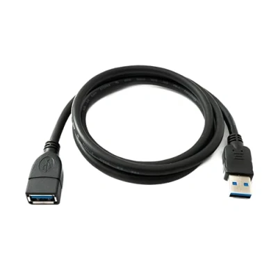 Abbildung von System S USB 3.0 Typ A (Male) auf (Female) Kabel Verlängerungskabel
