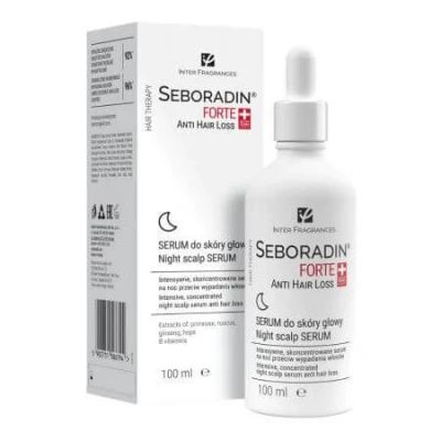Abbildung von Seboradin Serum Haarserum Gegen Haarausfall Nacht Haarverlust Haarwachstum Für Frauen Männer Vitamine Natürliche Extrakte Haar Kopfhaut Pflege Haarwuchsmittel Haarpflege 100 ml Forte