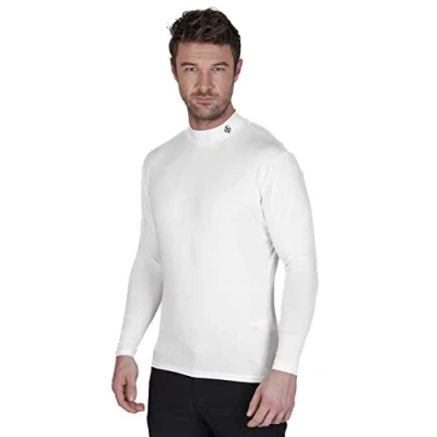 Abbildung von Insel Grün Herren Langarm Thermal Golf Baselayer Weiß XXL