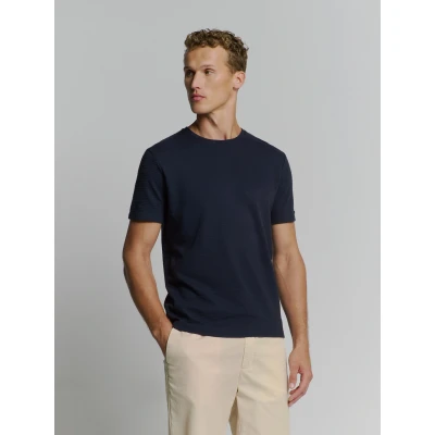 Abbildung von NO Excess Crewneck Tshirt basic, Herren, Größe: XXL, Deep blue