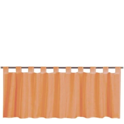 Abbildung von Vorhang, Bestgoodies, Schlaufen (1 St), transparent, Voile, Bistrogardine, transparente uni Scheibengardine Voile