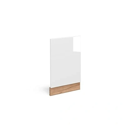 Abbildung von Vicco Frontblende Fame Line, Weiß Hochglanz/Goldkraft Eiche, 45 cm ohne Arbeitsplatte