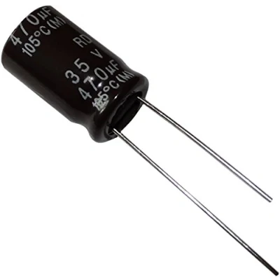 Abbildung von AERZETIX 10x chemischen Elektrolytkondensator 470μF 35V ± 20x% THT 105 C 2000h Radial Ø10x16mm