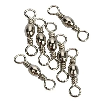 Abbildung von FTM Seika Pro Spin Wirbel 10 Angelwirbel zum Spinnangeln, Verbindungswirbel Spinnfischen, Spinnwirbel Raubfischangeln, Größe/Tragkraft:Gr, 2 / 43kg