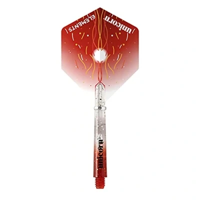Abbildung von Unicorn Gripper 4 Elements Two Tone Combo Schaft + Flight, 2 farbig, medium