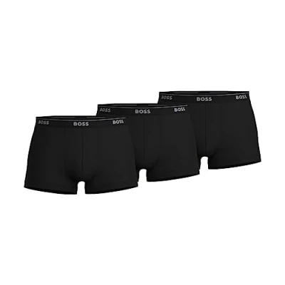 Abbildung von BOSS Herren Verpakking van 3 katoenen drunk3 / 1 Badehose, New Black, S EU