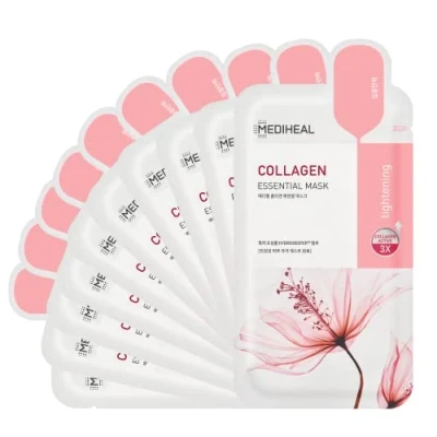 Abbildung von Mediheal Official [Korea&#039;s No 1 Sheet Mask] Collagen Essential Lifting &amp; Firming Mask 10 pack Renewal