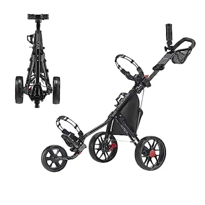 Abbildung von CaddyTek Unisex Erwachsene CaddyLite 11.5 V3 schwarz Golf Push Cart