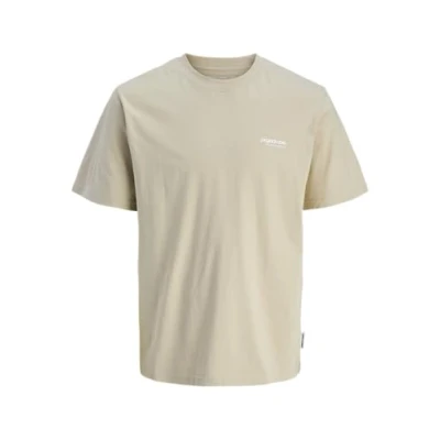 Abbildung von Jack &amp; Jones Jcotarmac Collage BACK TEE CREW NECK Tshirt print, Herren, Größe: Small, Pure cashmere