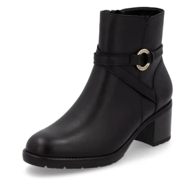 Abbildung von Remonte Stiefelette, Blockabsatz, Herbstmode, Businessschuh mit Innenreißverschluss
