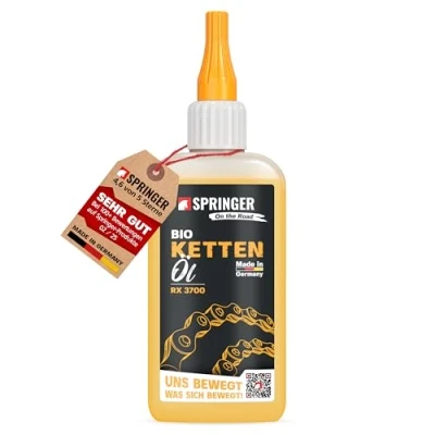 Abbildung von SPRINGER RX3700 Bio Kettenöl 100ml Made in Germany Fahrrad Korrosions &amp; Verschleißschutz Allwetter Fahrradöl schonend Ketten Fett für z.B. E Bike MTB