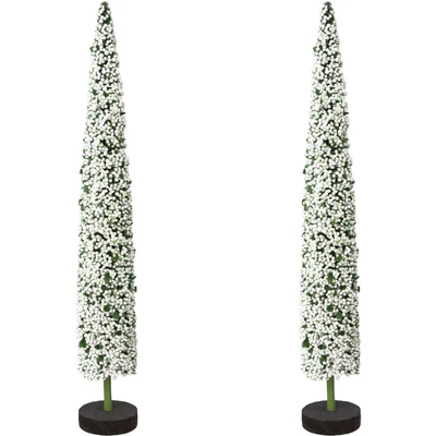 Abbildung von Creativ deco Dekobaum &quot;Weihnachtsdeko&quot;, auf hochwertiger Holzbase, mit Perlen dekoriert, Höhe 30 cm