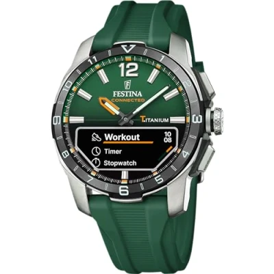 Abbildung von Festina Connected Kollektion Digitaluhr, Herren, Größe: One Size, Schwarz