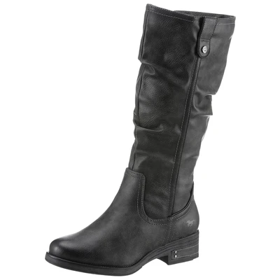 Abbildung von Mustang Stiefel dunkelgrau, Damen, Größe: 39, Dunkelgrau Schuhe