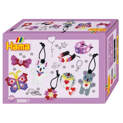Abbildung von Hama Midi Perlen Geschenkverpackung Fashion, 2000 Stück