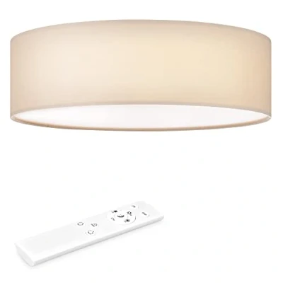 Abbildung von Navaris Deckenleuchten LED Deckenleuchte rund mit Fernbedienung dimmbar 22W