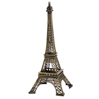 Abbildung von sourcing map Tisch Dekoration Metallisch Trennbare Miniatur Eiffelturm Modell Bronze de