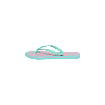 Abbildung von Superdry Vintage Vegan Badezehentrenner, Damen, Größe: 38 39, Aqua Schuhe
