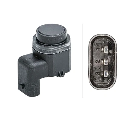 Abbildung von HELLA 6PX 358 141 541 Parksensoren RENAULT: LAGUNA 3 Grandtour, TRAFIC 2 Bus,