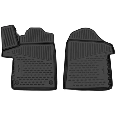 Abbildung von Walser XTR Gummi Fussmatten Auto kompatibel mit Mercedes Benz Vito (W447) 10/2014 Heute, 100% passgenaue Fußmatten, robuste Universal Fußmatte Auto, Gummimatten