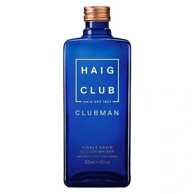 Abbildung von Haig Club Clubman Single Grain Scotch Whisky Stilvoller Klassiker für Neueinsteiger meisterhaft destilliert auf englischem Boden Ideal Cocktails und Longdrinks 40% vol 700ml Flasche