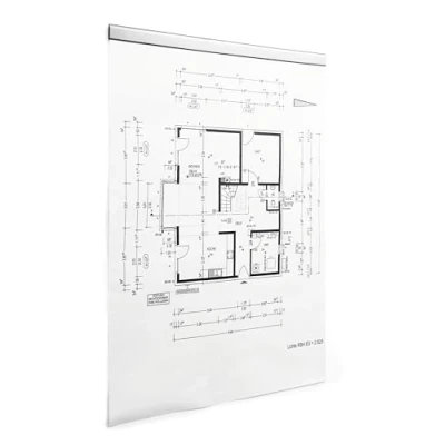 Abbildung von Durable Klemmleiste Durafix Rail 297 mm, selbstklebende Leiste zum magnetischen Einklemmen von Dokumenten A3 hoch / A4 quer, Beutel à 5 Stück, silber, 470723