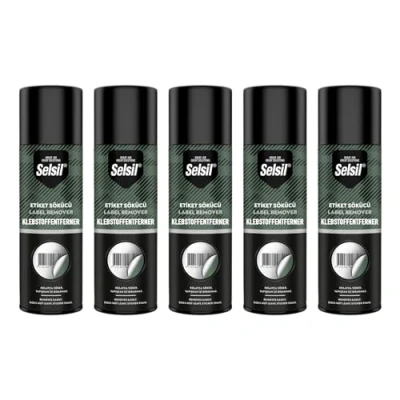 Abbildung von Bastelzone Etikettenlöser, Etikettenentferner, Klebstoffentferner, Kleberentferner, Kleberlöser, Aufkleber Auflöser, entfernen, Label Remover Spray (5 x 200ml)