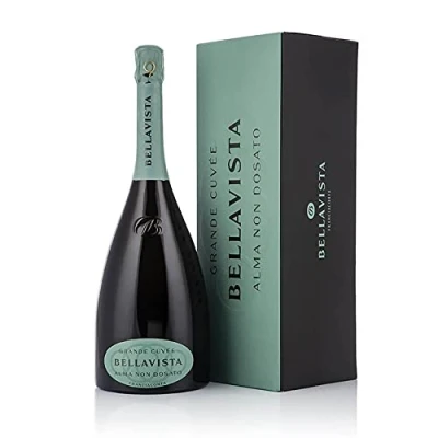 Abbildung von Bellavista Alma Grande Cuvee Non Dosato Franciacorta DOCG MAGNUM 1,5L BOX