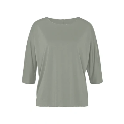 Abbildung von LASCANA 3/4 Arm Shirt, mit eleganten Glitzerabschlüssen