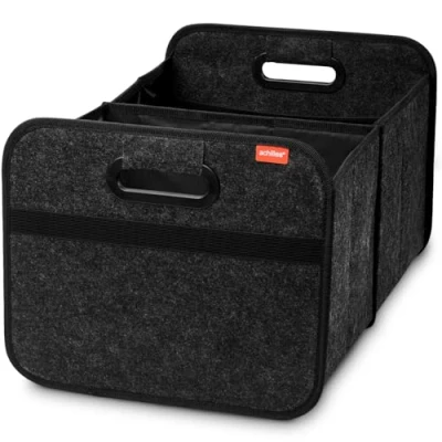 Abbildung von achilles Klappbox Auto Faltbox aus Filz, Kofferraumtasche, Einkaufstasche, Organizer