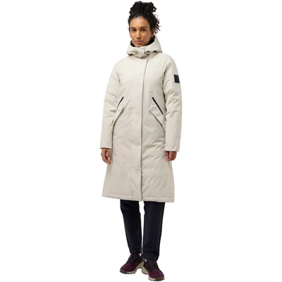 Abbildung von Jack Wolfskin Brandenburger COAT Daunenmantel, Damen, Größe: XS, Seal