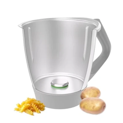 Abbildung von Wundermix Küchenmaschinen Zubehör Set WunderCap® für Thermomix, TM7,TM6, TM5, TM31, Der revolutionäre Thermomix Messerersatz
