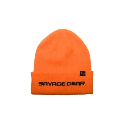 Abbildung von Savage Gear Fold Up Beanie One Size Sun Orange Angelmütze