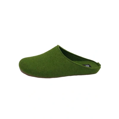 Abbildung von Haflinger Everest Fundus Pantolette flach, Damen, Größe: 40, Grasgrün Schuhe