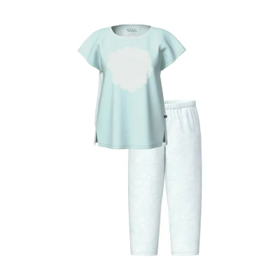 Abbildung von Ulla Popken SET Pyjama, Damen, Größe: 42/44, Light mint green