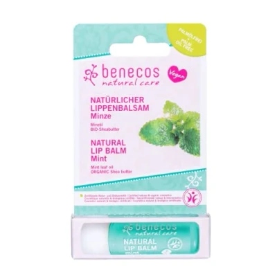Abbildung von Benecos Bio Lippenbalsam, 4,5 g, 2 Stück (Minze)