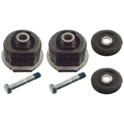 Abbildung von FEBI BILSTEIN 10154 Reparatursatz, Achskörper Hinterachse, vorne mit Schraubensatz MERCEDES BENZ: SLK, W124 Cabrio, SL Cabrio